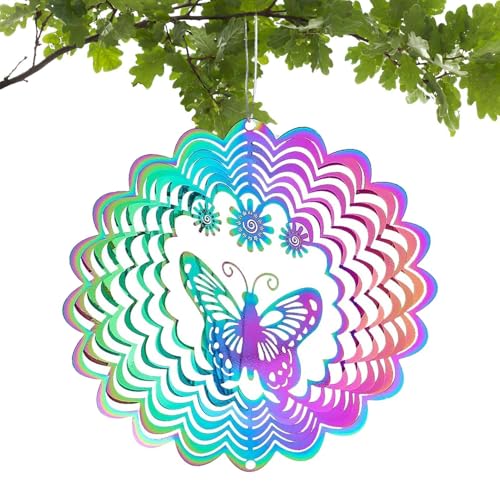 Gartenwindspiel, Tierwindspiel |. Windspiel mit -Farbverlaufs-Schmetterlingsanhänger | Farben bringen Farbe in Ihren Garten und Machen Ihren Außenbereich attraktiver. Gartenwindspiel, Tierwindspiel |. Windspiel mit -Farbverlaufs-Schmetterlingsanhänger | Farben bringen Farbe in Ihren Garten und Machen Ihren Außenbereich attraktiver. von NevPuose