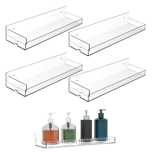 NevPuose Klar Schwebregale | 4er Set Transparente Schwebregale Mit Abnehmbaren Seitenteilen - Unsichtbare Aufbewahrung Mit Abnehmbaren Seitenblenden, 38 cm Bild & Schallplatten Präsentation, NevPuose Klar Schwebregale | 4er Set Transparente Schwebregale Mit Abnehmbaren Seitenteilen - Unsichtbare Aufbewahrung Mit Abnehmbaren Seitenblenden, 38 cm Bild & Schallplatten Präsentation, von NevPuose