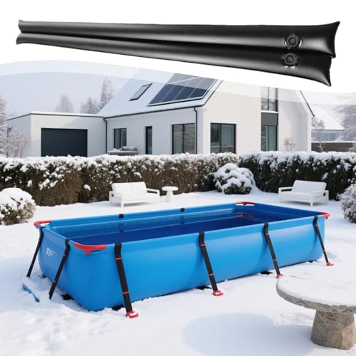 NevPuose Pool Abdeckung Wasserbälle - 3 Stück 20 cm Robuste Wasserschläuche - Abdeckplane Schutz Für Sturm Garten Lagerung Winter Außenbereich Überschwemmung von NevPuose
