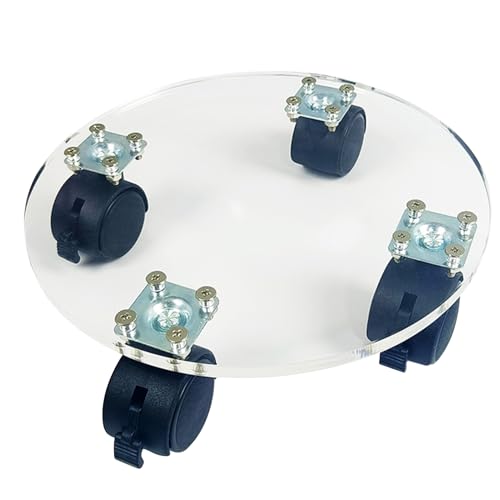 NevPuose Rolling Pflanzer - Caster Plant Base, Potentablett Coaster | Schwerlast -Blumen - -Träger, große runde Moverteller, mobiler Stützständer mit n, Gartenbehälteraufzug mit Abflusslöchern NevPuose Rolling Pflanzer - Caster Plant Base, Potentablett Coaster | Schwerlast -Blumen - -Träger, große runde Moverteller, mobiler Stützständer mit n, Gartenbehälteraufzug mit Abflusslöchern von NevPuose