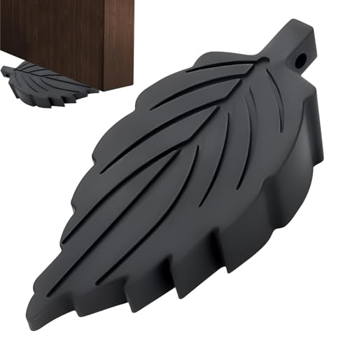 Türkeil im Blattstil: Sicherheitsstopper, flexibler Halter, kreativer Türstopper, der versehentliches Schließen am Arbeitsplatz oder Wohnzimmer blockiert, dekoratives Accessoire, das Charme verleiht von NevPuose