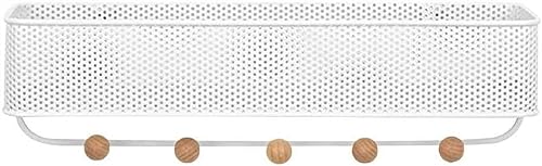 NevStp Kleiderständer Hut Rack Dusche Caddy Kreativ Multifunktional Punch Free Rack Badezimmer Lagerung Rack Wandmontage Organizer Abtropfkorb Wohnzimmer Eingang Metall Kleiderhaken von NevStp