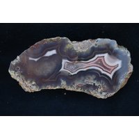 Ausgezeichneter Polierter Laguna Achat in Der Arco Iris Mine Mexiko. 8cm X 3, 8cm von NevadaDesertGems