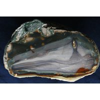 Jaspis Und Achat Blue Mountain Polierte Ausstellungsstück. 11cm X 7cm von NevadaDesertGems