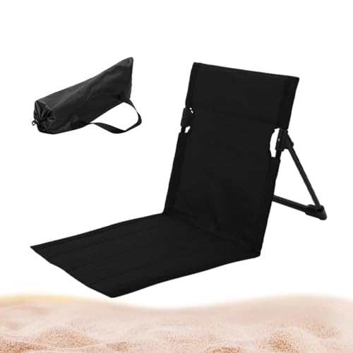 Beach Lounger - Tragbarer Liegerstuhl, faltender Sonneneinsatz | Robustes Lounger -Design bietet Stabilität und Leichtigkeit, komfortabler Outdoor -Stuhl bietet erholsame Erfahrung zum Camping, Reisen von Nevalerra