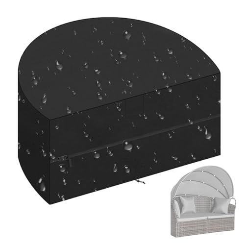 Nevalerra Bezug für Loungesessel – Wetterfeste Schutzhülle, Strapazierfähiges Oxford Gewebe, Winddichte Fixierung, Pflegeleichtes Design | Praktischer Möbelschutz für Lounge Chairs Wintereinla von Nevalerra