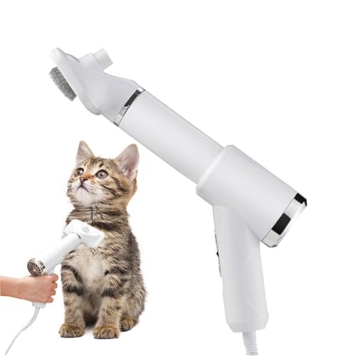 Nevalerra Cat Hair Dryer - Pet Grooming Blower, Coat Dryer | Low Noise Motor with Adjustable Heat Settings, Hands Free Design Built to Dry evenly and Reduce Stress for small Cats and Indoor Grooming von Nevalerra