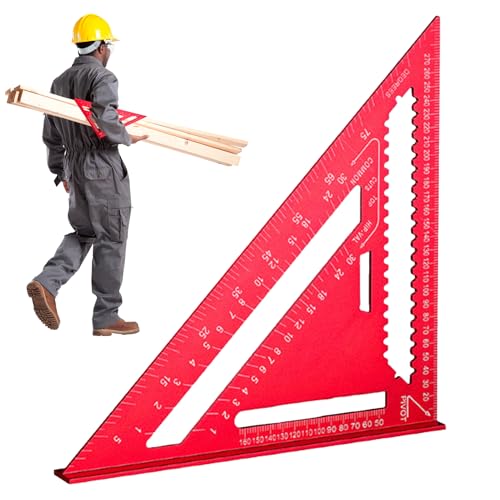 Nevalerra Holzbearbeitungswinkel – Präzises Messwerkzeug, Stabiler Winkelmesser Holz | Hochwertige Verarbeitung mit klarer Skala und langlebigem Material, vielseitiges Handwerksgerät mit von Nevalerra