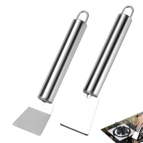 Nevalerra Multifunktionaler Reinigungsspatel,Edelstahl Reinigungsspatel - Küchengerät Rostfrei Effektiver Schaber Für Küche Haushalt Grillpfanne BBQ Kühlschrankreinigung Nevalerra Multifunktionaler Reinigungsspatel,Edelstahl Reinigungsspatel - Küchengerät Rostfrei Effektiver Schaber Für Küche Haushalt Grillpfanne BBQ Kühlschrankreinigung von Nevalerra