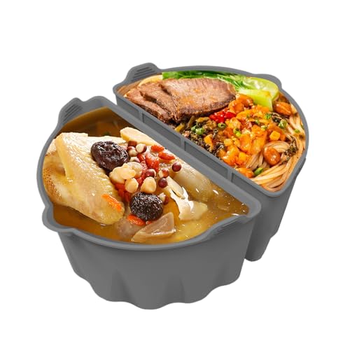 Nevalerra Schongarer Einsätze - Ovale Form Spülmaschinengeeignet - Wiederverwendbare Silikon Slow Cooker Trennwand | Für Gemüsesuppe Hähnchen Kartoffel Tomate Familienfeier Nevalerra Schongarer Einsätze - Ovale Form Spülmaschinengeeignet - Wiederverwendbare Silikon Slow Cooker Trennwand | Für Gemüsesuppe Hähnchen Kartoffel Tomate Familienfeier von Nevalerra