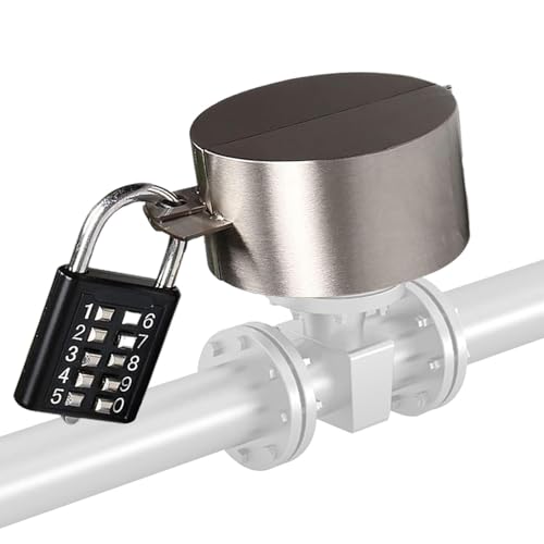 Nevalerra Wasserhahnschlösser für den Außenbereich – Robustes Schloss Outdoor, Sicheres Ventil Schutz | Langlebige Konstruktion Mit Witterungsbeständiger Beschichtung Und Einfachem Installationssystem von Nevalerra