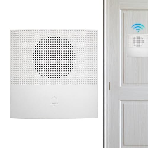 Türringglocke - drahtloses Chime -System, Druckknopf -Ringer | Easy Mount -Gerät liefert lauten klaren Ton, batteriebetriebenes Türklingel -Kit für Home Apartments Offices Garagen und Geschäfte Türringglocke - drahtloses Chime -System, Druckknopf -Ringer | Easy Mount -Gerät liefert lauten klaren Ton, batteriebetriebenes Türklingel -Kit für Home Apartments Offices Garagen und Geschäfte von Nevalerra