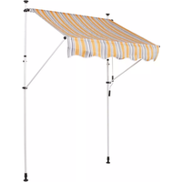 Terrassenmarkise 150 x 120 cm gelb gestreift von Never Indoor