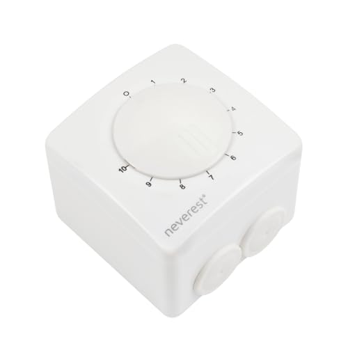 neverest® Dimmer 230V 1.0 A Drehzahlregler für Ventilatoren Pumpen Motoren Aufputz/Unterputz Montage von neverest