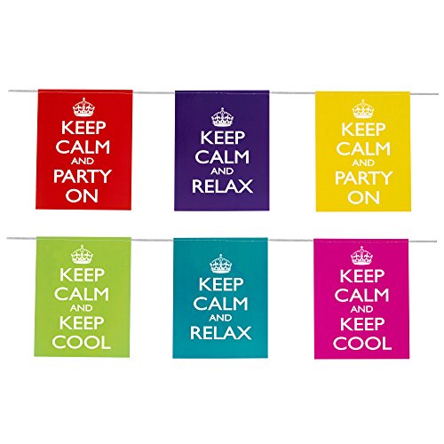 Neviti Keep Calm Wimpelkette von Neviti