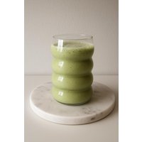 Bubble Glas 300Ml, Wave Glass, Coffee Trinkglas, Wohnen, Home, Matcha, Iced von NevoaHome
