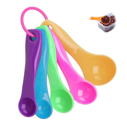 Nevoluxer 5 Stück Messlöffel Set bunt, 1–15 ml Kapazitäten, Messlöffel Gramm präzise für Kochen, Backen, Flüssigkeiten & Pulver Nevoluxer 5 Stück Messlöffel Set bunt, 1–15 ml Kapazitäten, Messlöffel Gramm präzise für Kochen, Backen, Flüssigkeiten & Pulver von Nevoluxer