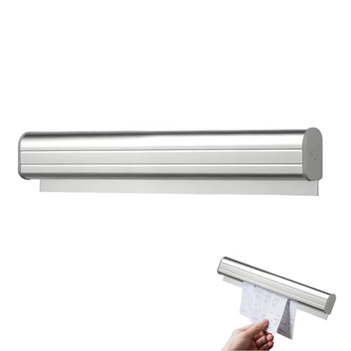 Nevoluxer Bonhalter selbstklebend aus Aluminium - 30cm Klemmleiste für Gastronomie, Küche, Bar & Büro. Universeller Bestellhalter für Tickets & Notizen. von Nevoluxer