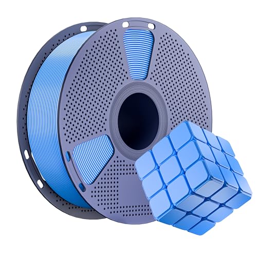 NevsBye ABS 3D Drucker Filament 1.75mm, 1kg Kartonspule, Maßgenauigkeit +/- 0.02mm, passend für die meisten Drucker, verhedderungsfrei für reibungsloses Drucken (Blau) von NevsBye