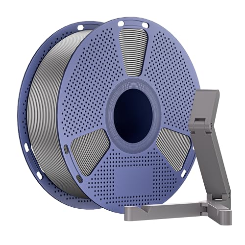 NevsBye ABS 3D Drucker Filament 1.75mm, 1kg Spule, Maßgenauigkeit +/- 0.02mm, passend für die meisten Drucker, verhedderungsfrei für reibungsloses Drucken (Grau) von NevsBye