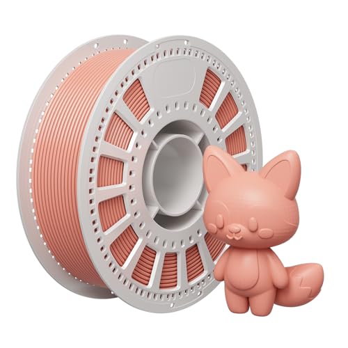 NevsBye PETG 3D Drucker Filament 1.75mm, 1kg Kartonspule, Maßgenauigkeit +/- 0.02mm, passend für die meisten Drucker, verhedderungsfrei für reibungsloses Drucken (Orange) von NevsBye