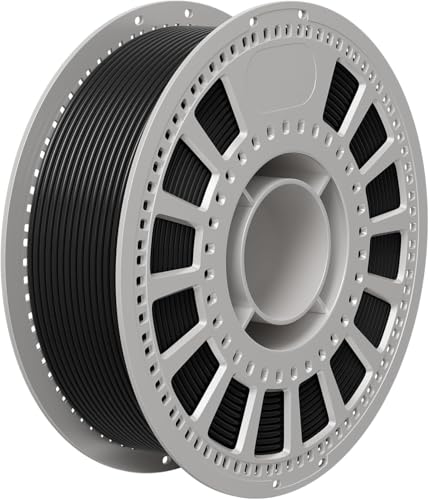 NevsBye PETG 3D Drucker Filament 1.75mm, 1kg Kartonspule, Maßgenauigkeit +/- 0.02mm, passend für die meisten Drucker, verhedderungsfrei für reibungsloses Drucken (Schwarz) von NevsBye