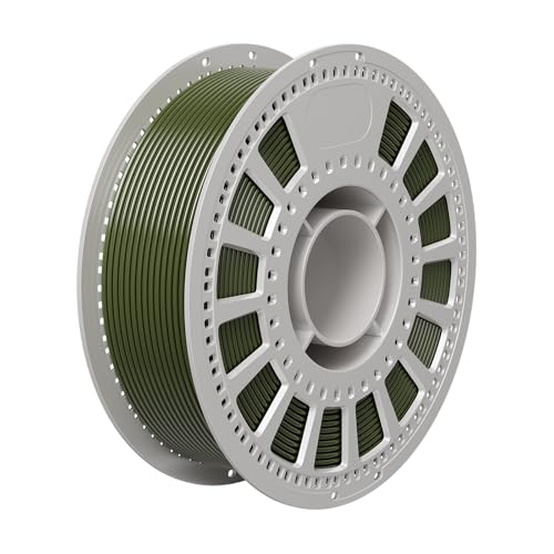 NevsBye Silk PLA 3D Drucker Filament 1.75mm, 1kg Pappspule, Maßgenauigkeit +/- 0.02mm, passend für die meisten Drucker, verhedderungsfrei für reibungsloses Drucken (Holly Grün) von NevsBye