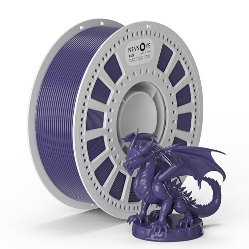 PLA+ Filament 1.75mm, 3D Drucker Filament PLA plus Pro, 1kg Spule, Maßgenauigkeit +/- 0.02mm, passend für die meisten Drucker, verhedderungsfrei für reibungsloses Drucken (Lila) von NevsBye