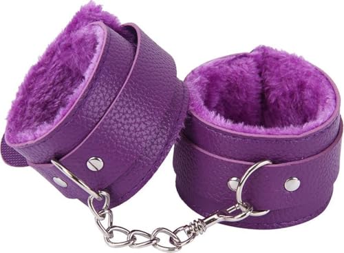 Plüschhandschellen - BDSM - Plüsch - lila Handschellen - Anfänger - bequem - flauschig - einstellbar - New Age Devi Plüschhandschellen - BDSM - Plüsch - lila Handschellen - Anfänger - bequem - flauschig - einstellbar - New Age Devi von New Age Devi