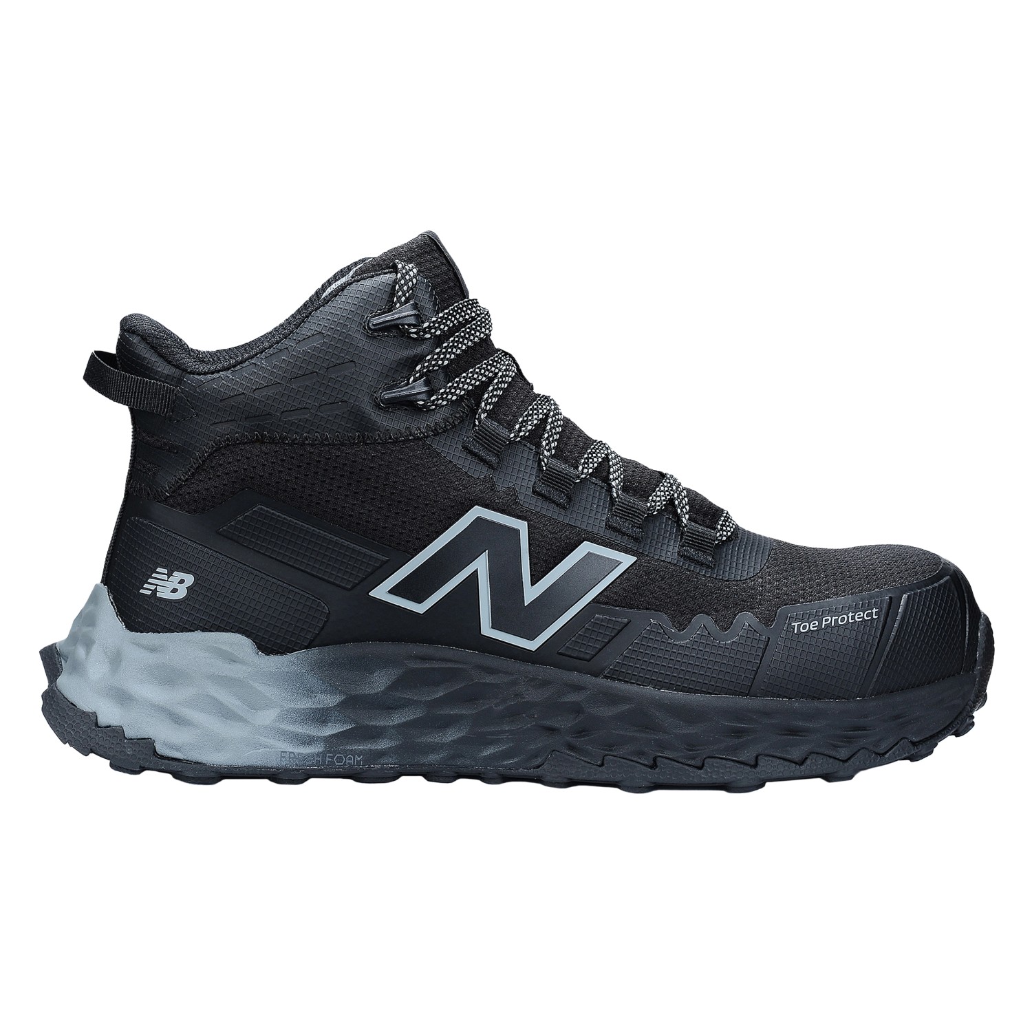 New Balance Sicherheitsstiefel Cremorne Mid S3L Schwarz-Grau Gr. 45,5 von New Balance