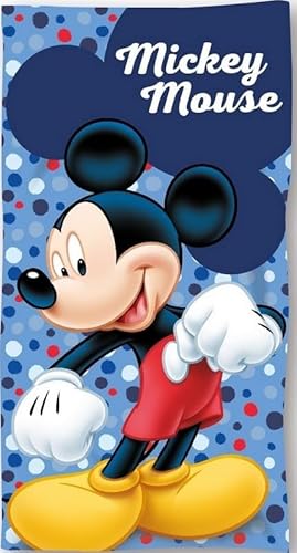 New Discount Strandtuch Mickey oder Badetuch, 70 x 140 cm (Mickey-Badetuch) von New Discount