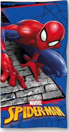 New Discount Strandtuch Spiderman oder Badetuch Spiderman, 70 x 140 cm (Strandtuch), Spiderman von New Discount