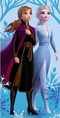 Strandtuch oder Badetuch "Frozen 2", aus Baumwolle von New Discount