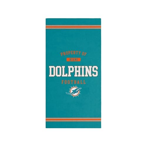 New Era Foco Miami Dolphins NFL 2024 Strandtuch Badetuch Handtuch Blau - One-Size von New Era