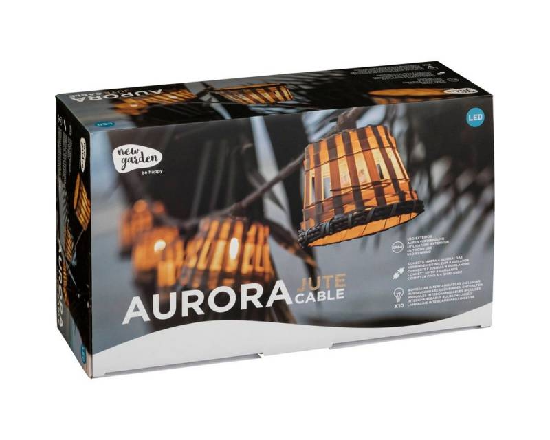 New Garden Wandleuchte New Garden AURORA GUIRLANDA Cable Jute von New Garden