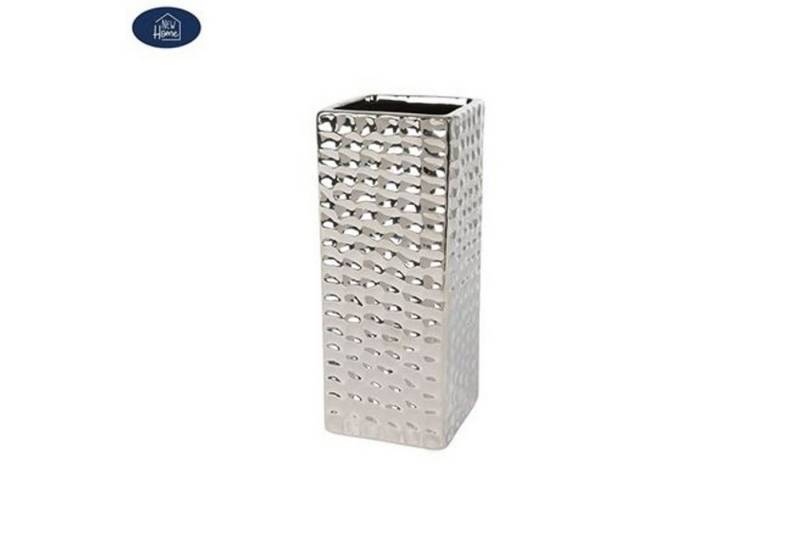 New Home Tischvase Deko Vase silber eckig Blumenvase Keramikvase Dekovase Tischvase Deko New Home Tischvase Deko Vase silber eckig Blumenvase Keramikvase Dekovase Tischvase Deko von New Home