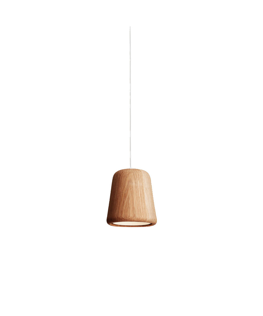 New Works - Material Pendelleuchte Natural Oak von New Works