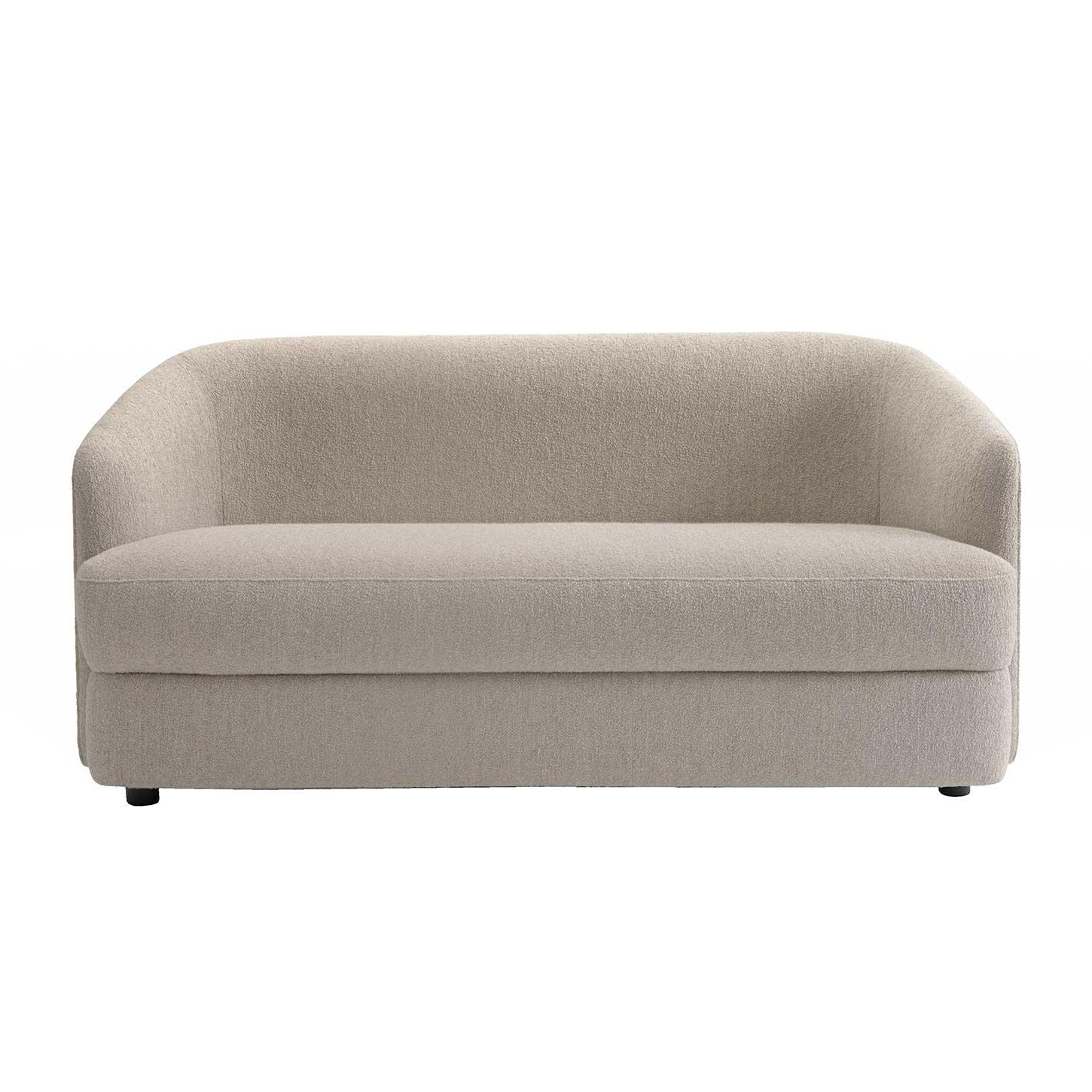 New Works - Covent 2-Sitzer Sofa - sand/Stoff Barnum Sand 2/BxHxT 150x73x82cm von New Works