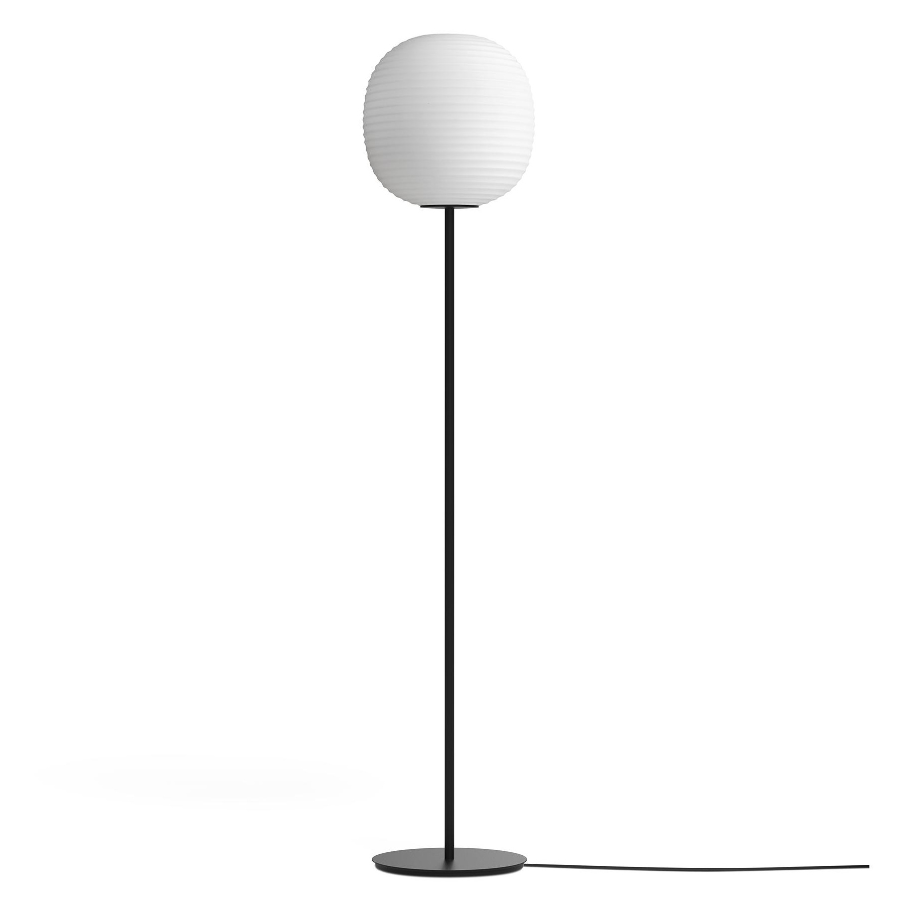 New Works - Lantern Stehleuchte - opal/matt/H 150cm / Ø 30cm/mit Dimmer von New Works