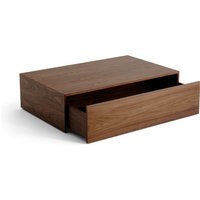 New Works - Mass Coffee Table High mit Schublade Walnut von New Works