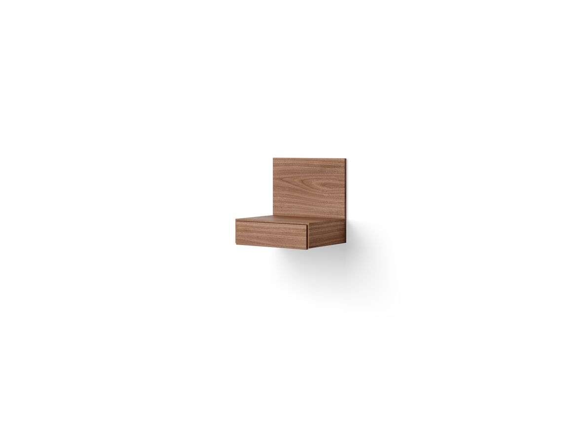 New Works - Tana Wall Mounted Nightstand Walnut New Works von New Works