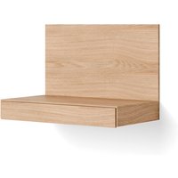 New Works - Tana Wandmontierter Schreibtisch, Eiche von New Works
