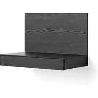 New Works - Tana Wandmontierter Schreibtisch, Esche schwarz von New Works