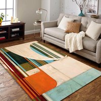 Moderner Teppich, Abstrakter Kunst Design Fußmatte, Wohnzimmerteppich von NewCarpetWorld