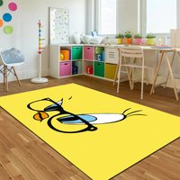 Teddy Teppich, Tweety Teppich, Zeichentrickfigur, Geschenk Für Kinder, Kinderzimmer Dekor, Spielzimmer Schmutzabweisender Teppich von NewCarpetWorld