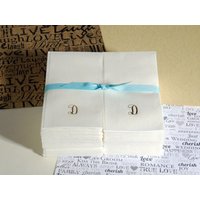Nature's Linen Einweghandtücher - Personalisiert Mit Einer Initiale, Die Einem Band Umwickelt Ist Nature's Linen Einweghandtücher - Personalisiert Mit Einer Initiale, Die Einem Band Umwickelt Ist von NewHopeSoap