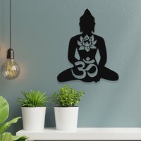 Buddha Zen Wandkunst, Yoga Studio Dekor, Bett Und Saloon Wanddekoration Kunst, Wanddekor, Boho Geschenk von NewJargonWallArt