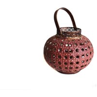 Metall-Korb Mit Henkel, Rustikale Metall Korb, Emaillierten Draht Korb-Kerze-Halter, Laterne. Vase von NewLifeForEverything