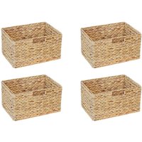 4Er-Set Ikea Billy Regal Korb/36 X 25 20 cm Aus Wasserhyazinthe Faltkorb Regalbox Storage Box Aufbewahrungskorb Schrankkorb von NewSwedishDesign