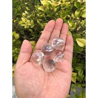 5 Stück 25 Mm Klare Quarz Kugeln Mit Wunderschönen Regenbogen | Crystal Sphere Geschenk Für Frauen von NewVisionofCrystal